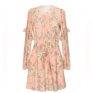 Long Sleeve Flower Dress